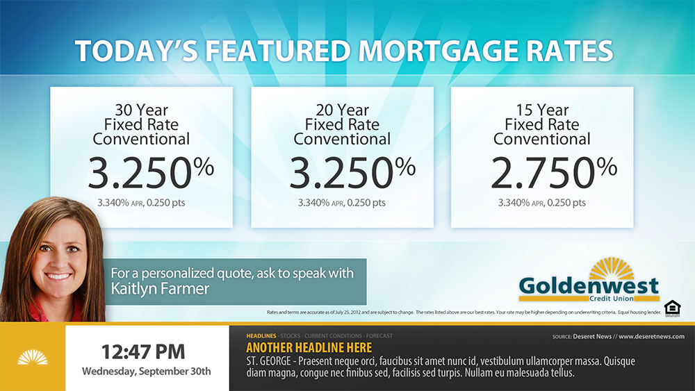 Current Mortgage Rates